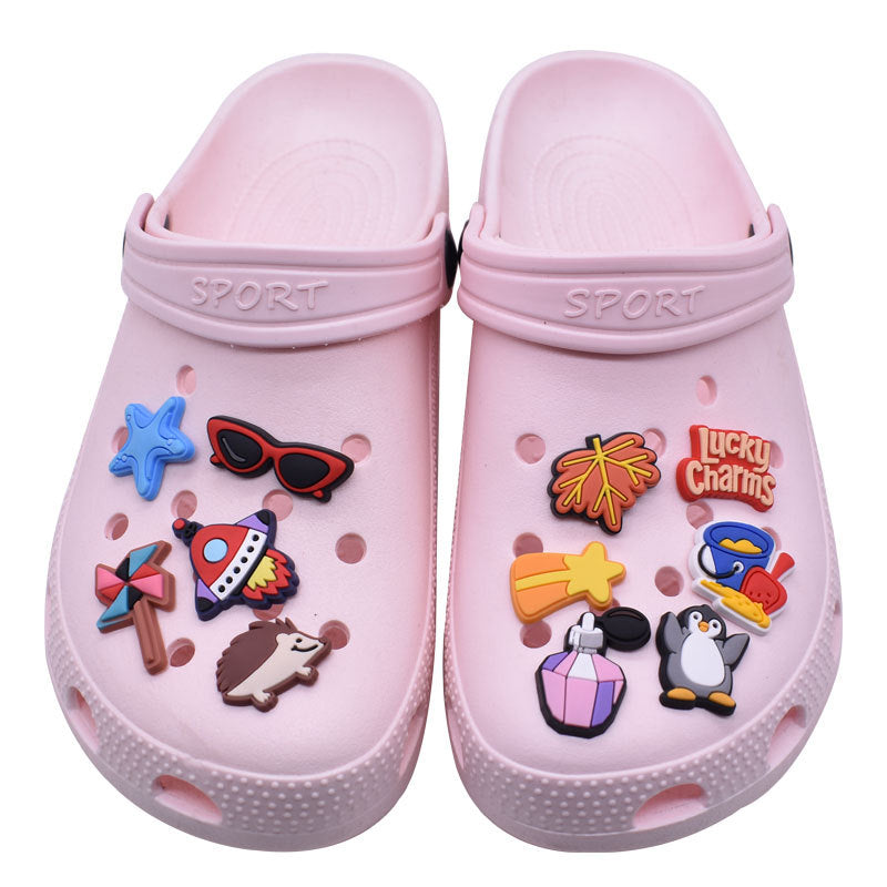 100PCS Cartoon DIY Ideas Series Charms - For Crocs Shoes EVA Bogg Bag Accessories