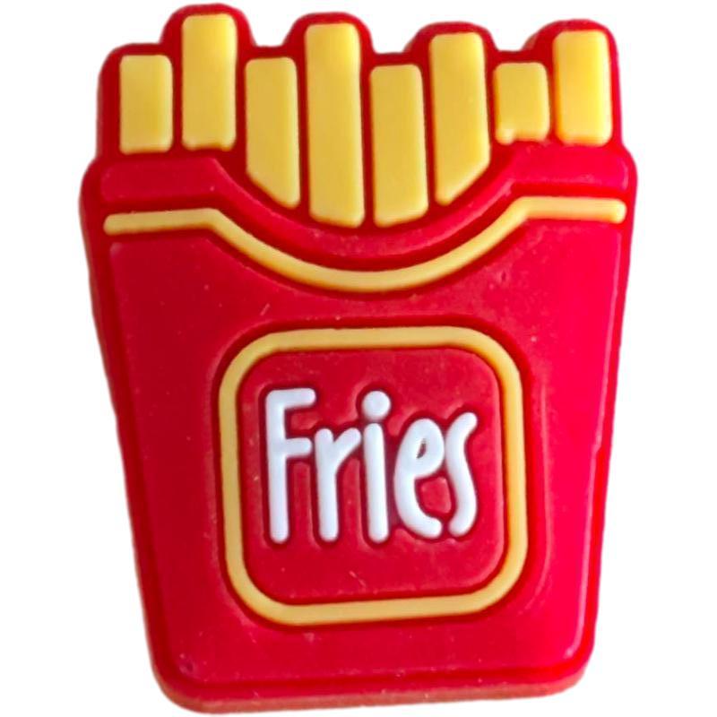 Mcdonald DIY Ideas Series Charms - For Crocs Shoes EVA Bogg Bag Accessories