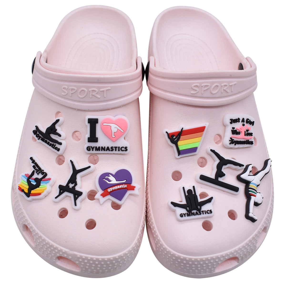 10Pcs Cute Cartoon singer DIY Ideas Series Charms - For Crocs Shoes EVA Bogg Bag Accessories