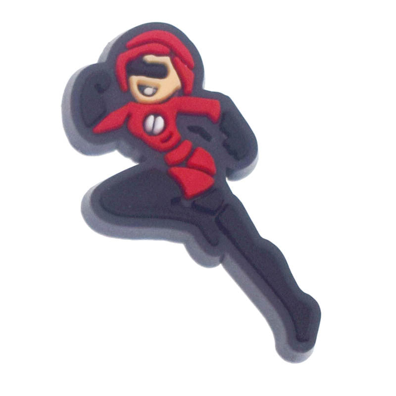 10Pcs Cute Cartoon Superhero Squad DIY Ideas Series Charms - For Crocs Shoes EVA Bogg Bag Accessories