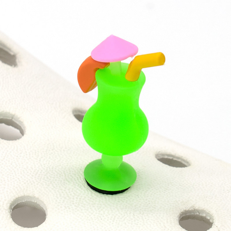 3D Hawaii DIY Ideas Series Charms - For Crocs Shoes EVA Bogg Bag Accessories