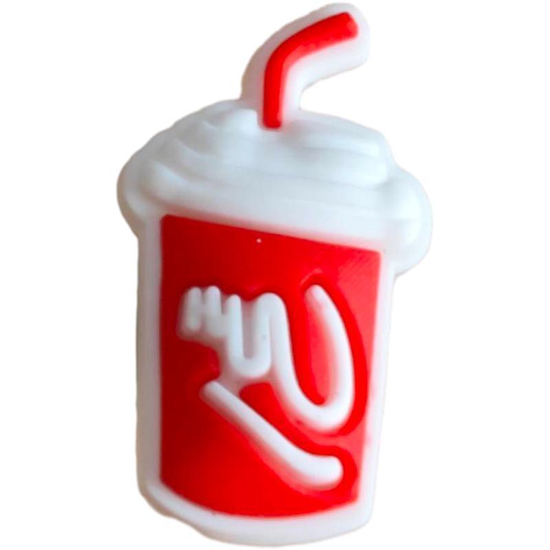 Mcdonald DIY Ideas Series Charms - For Crocs Shoes EVA Bogg Bag Accessories