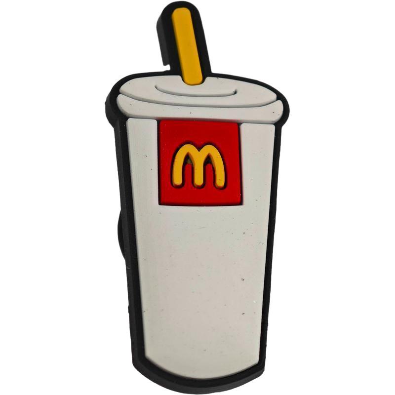 Mcdonald DIY Ideas Series Charms - For Crocs Shoes EVA Bogg Bag Accessories