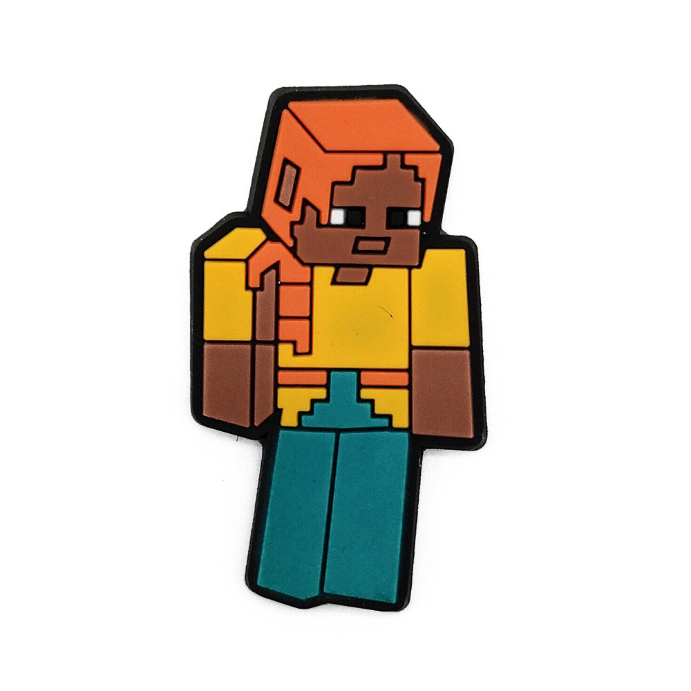 Minecraft DIY Ideas Series Charms - For Crocs Shoes EVA Bogg Bag Accessories