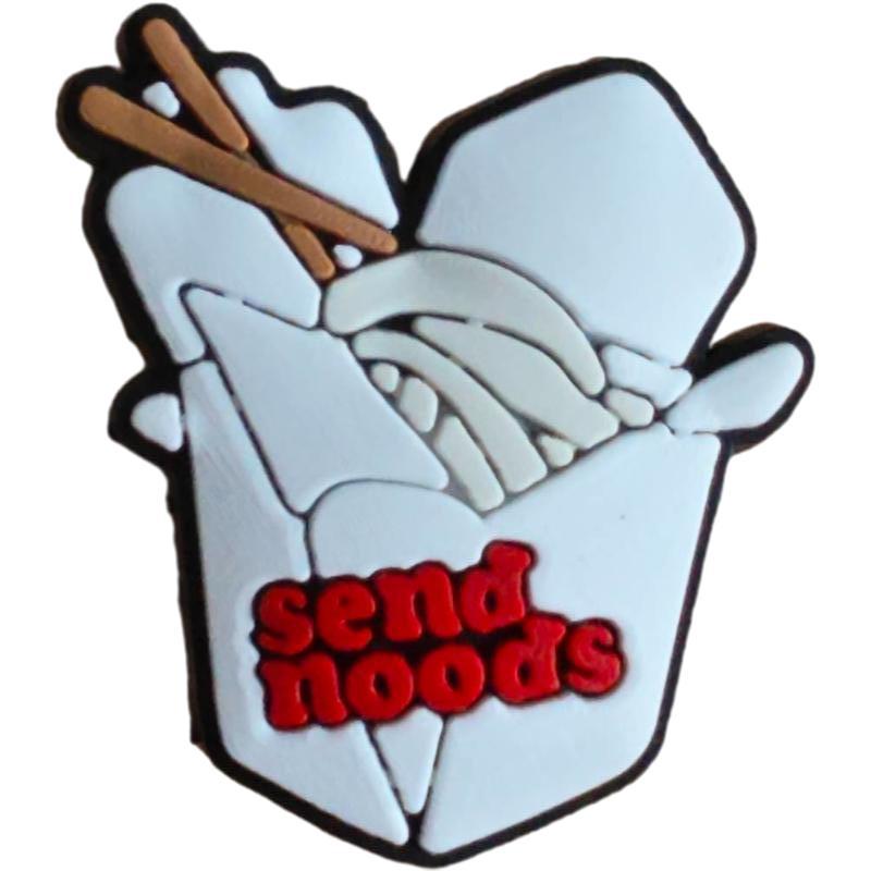 Mcdonald DIY Ideas Series Charms - For Crocs Shoes EVA Bogg Bag Accessories