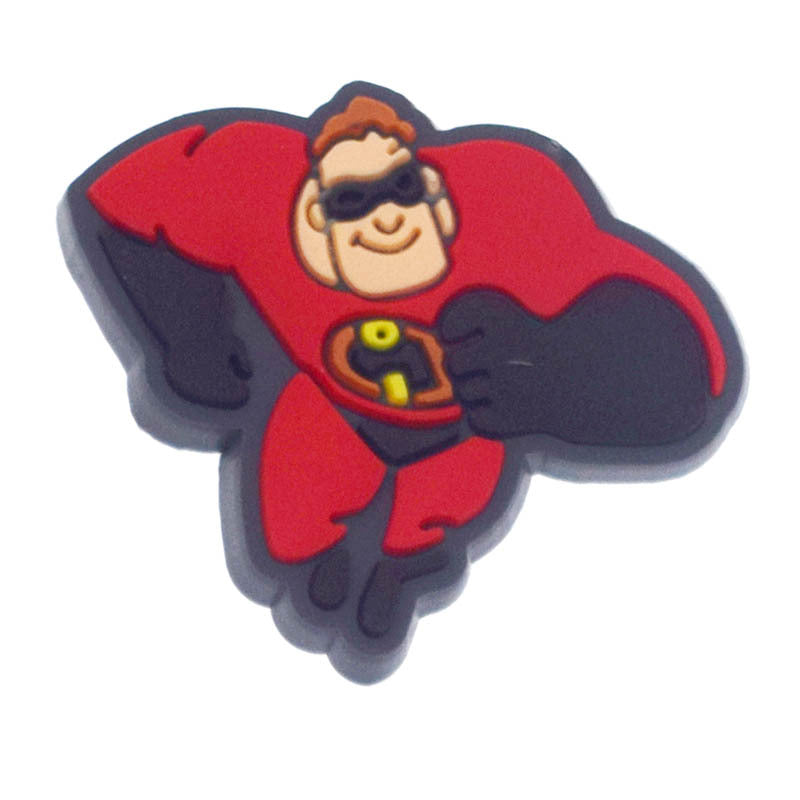 10Pcs Cute Cartoon Superhero Squad DIY Ideas Series Charms - For Crocs Shoes EVA Bogg Bag Accessories