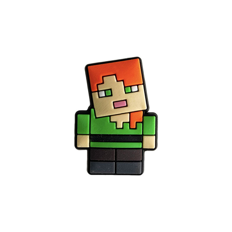 Minecraft 1 DIY Ideas Series Charms - For Crocs Shoes EVA Bogg Bag Accessories