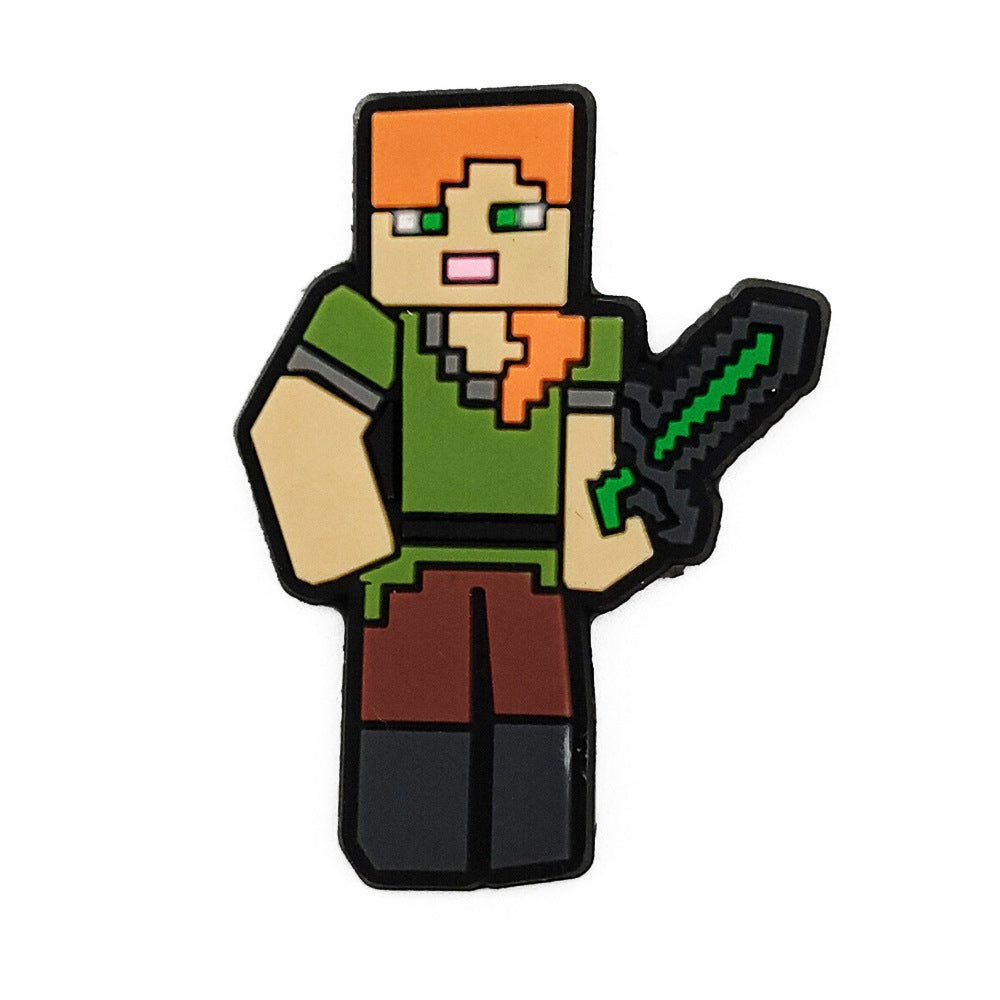 Minecraft DIY Ideas Series Charms - For Crocs Shoes EVA Bogg Bag Accessories