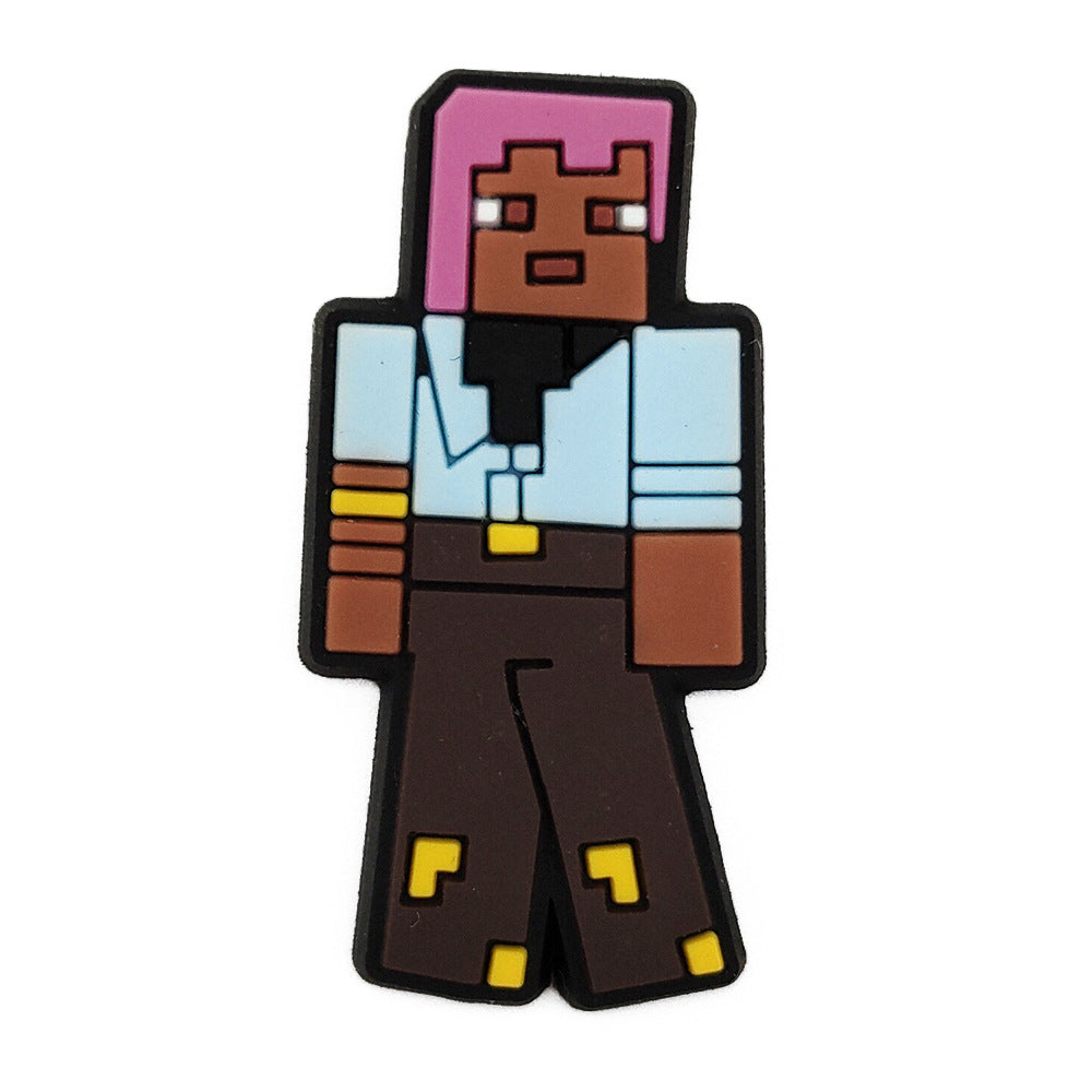Minecraft DIY Ideas Series Charms - For Crocs Shoes EVA Bogg Bag Accessories