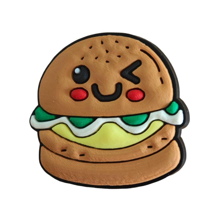 Mcdonald DIY Ideas Series Charms - For Crocs Shoes EVA Bogg Bag Accessories