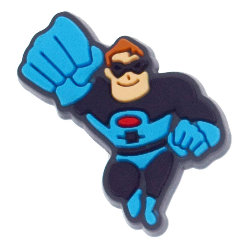10Pcs Cute Cartoon Superhero Squad DIY Ideas Series Charms - For Crocs Shoes EVA Bogg Bag Accessories
