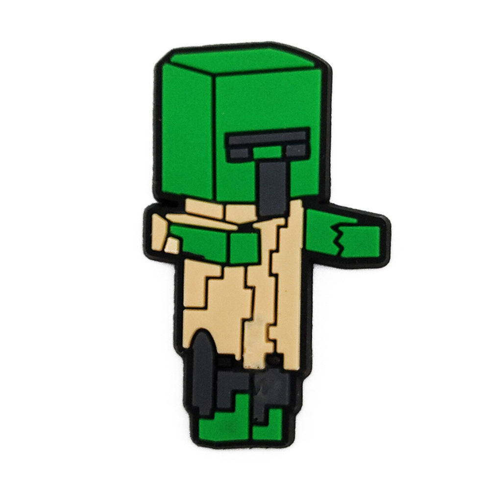 Minecraft DIY Ideas Series Charms - For Crocs Shoes EVA Bogg Bag Accessories