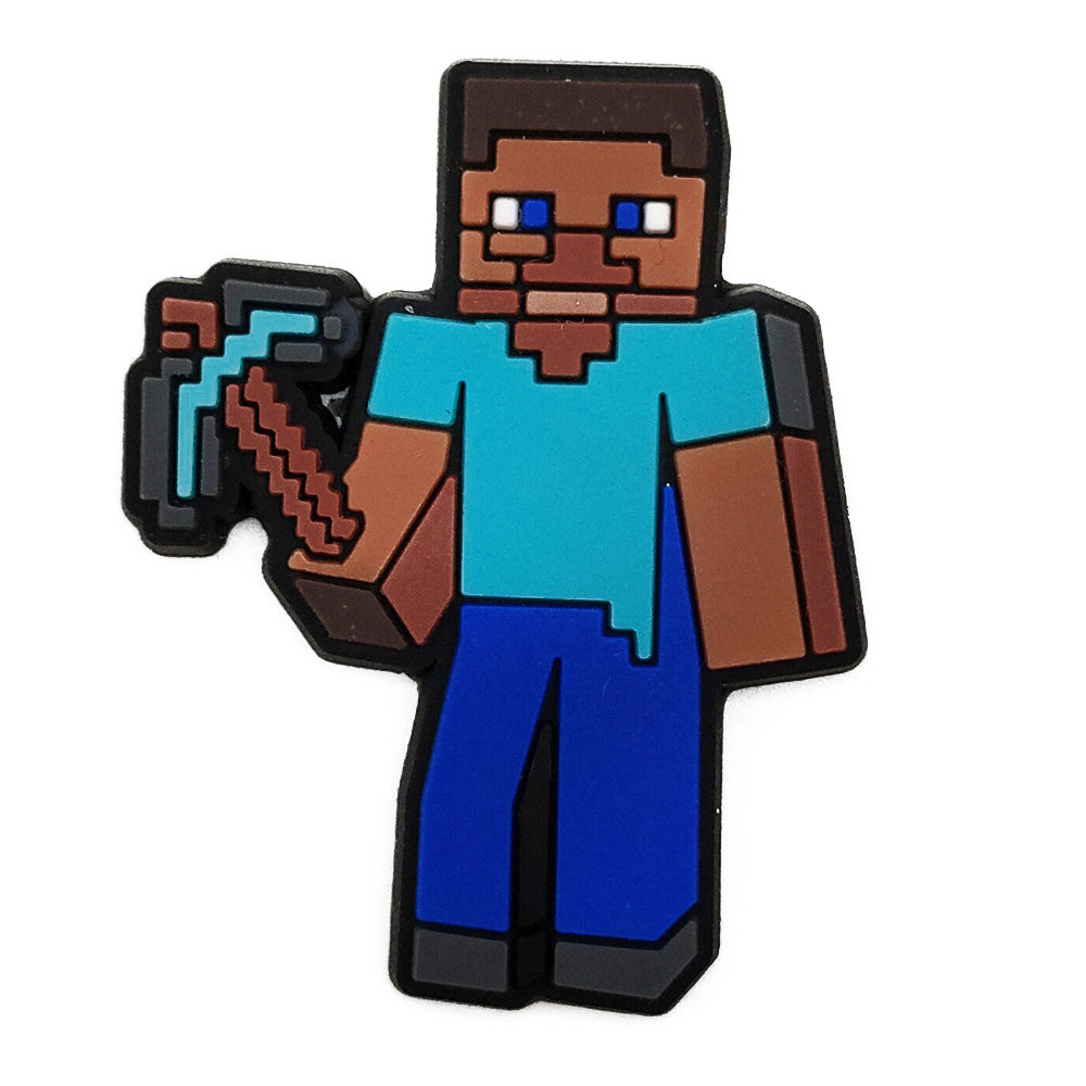 Minecraft DIY Ideas Series Charms - For Crocs Shoes EVA Bogg Bag Accessories