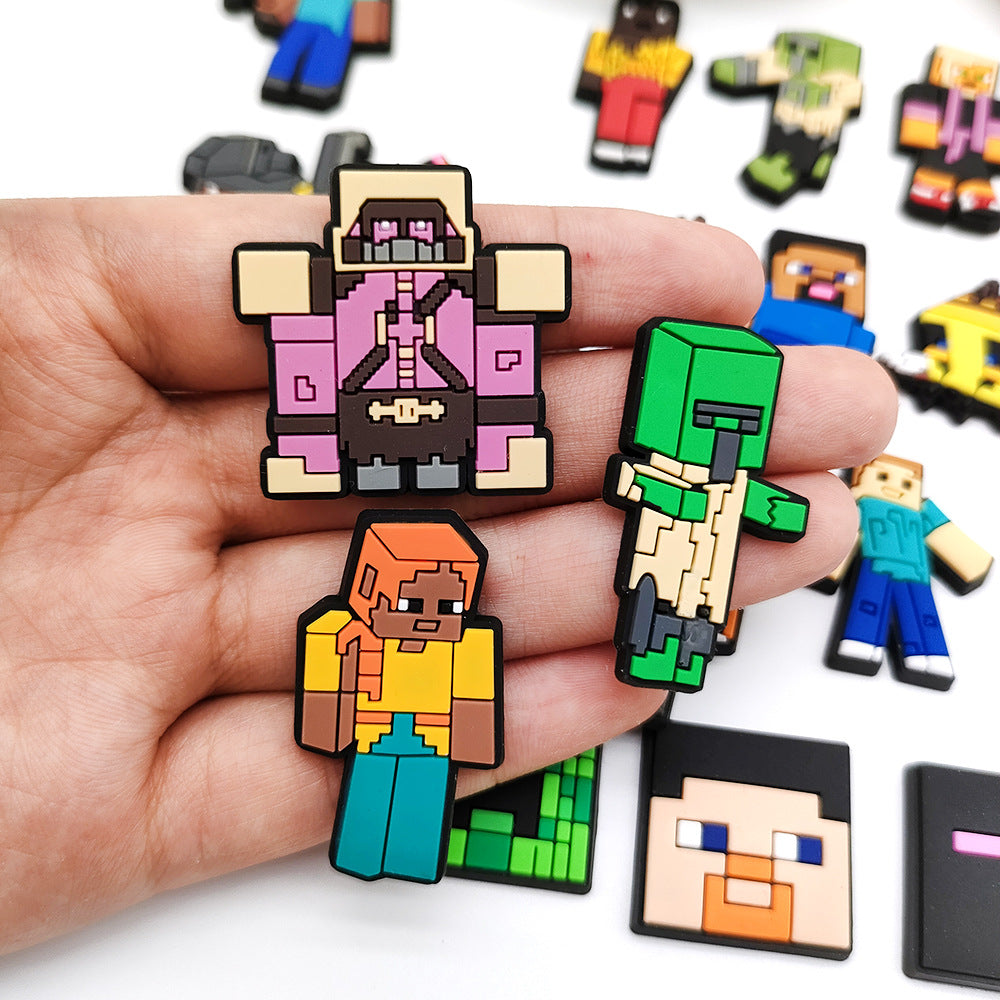 Minecraft DIY Ideas Series Charms - For Crocs Shoes EVA Bogg Bag Accessories